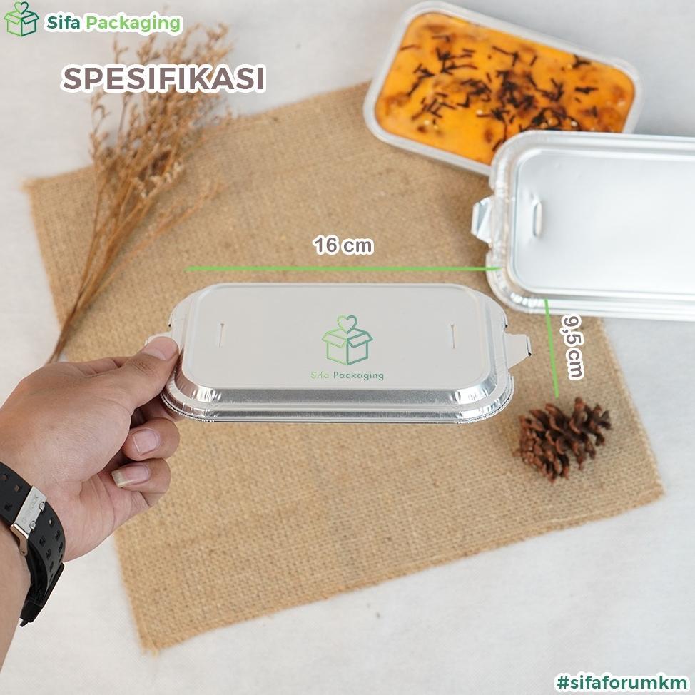 BIG SALE ALUMUNIUM FOIL TRAY BX 4381 + TUTUP MACARONI SCHOTEL PASTEL TUTUP LASAGNA MENTAI RICE KLAPE