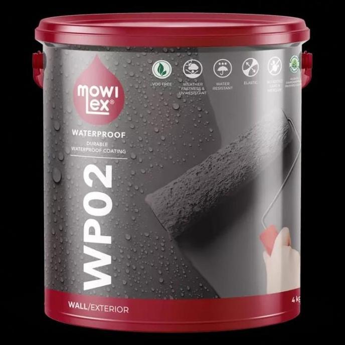 Attrezzo- [1 Kg] Cat Tembok Eksterior Mowilex Wp02 Waterproof