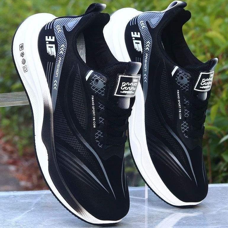 new sepatu pria wanita uk 37-46 original sneakers running trail jogging lari olahraga cowok cewek f-