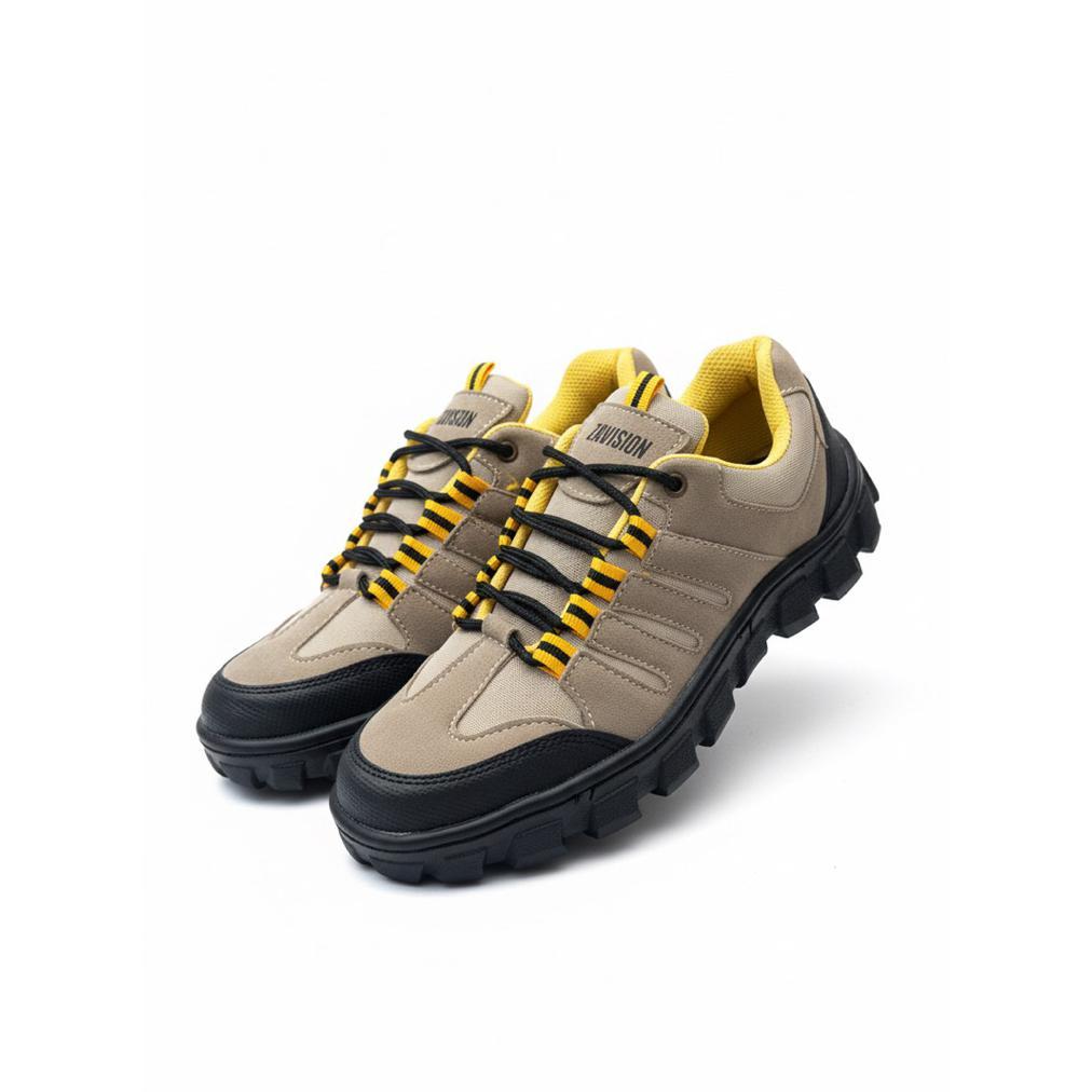BIG SALE ZAVISION SEPATU SAFETY UJUNG BESI SEPATU HIKING GUNUNG SEPATU TRAIL RUN KEKINIAN