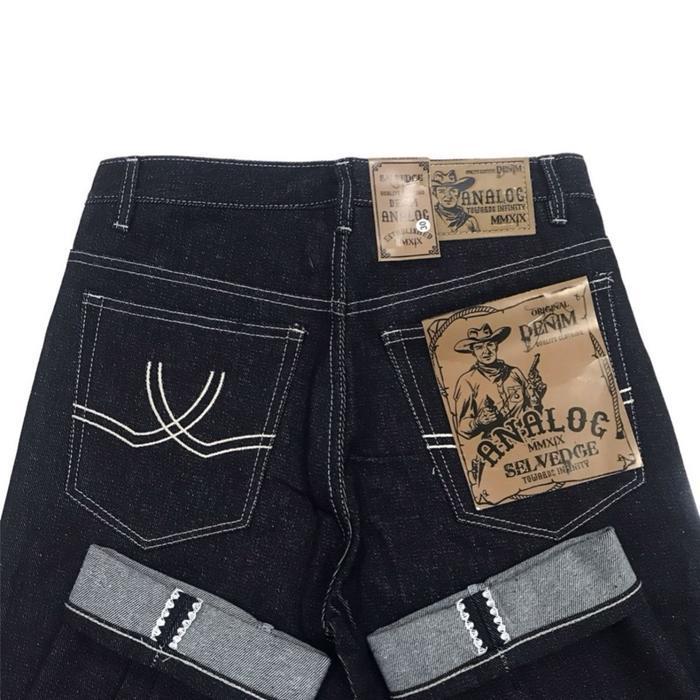Bisa Cod - Denim Selvedge Analog /Selvedge Denim Accent 15 Oz/ Denim Selvedge Celana Denim Pria Deni