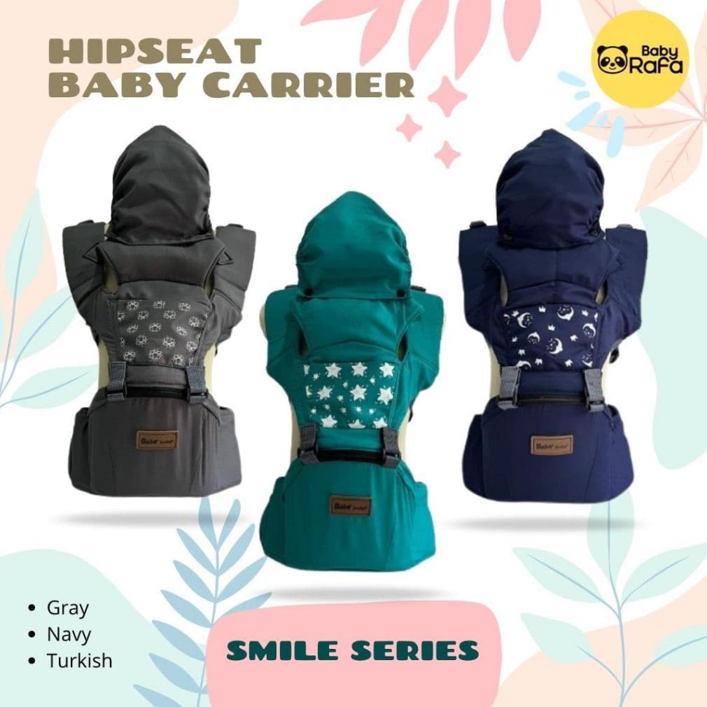 TERBARU 2026!!! Baby Smile - Hipseat Gendongan Bayi Premium Multifungsi SMILE SERIES