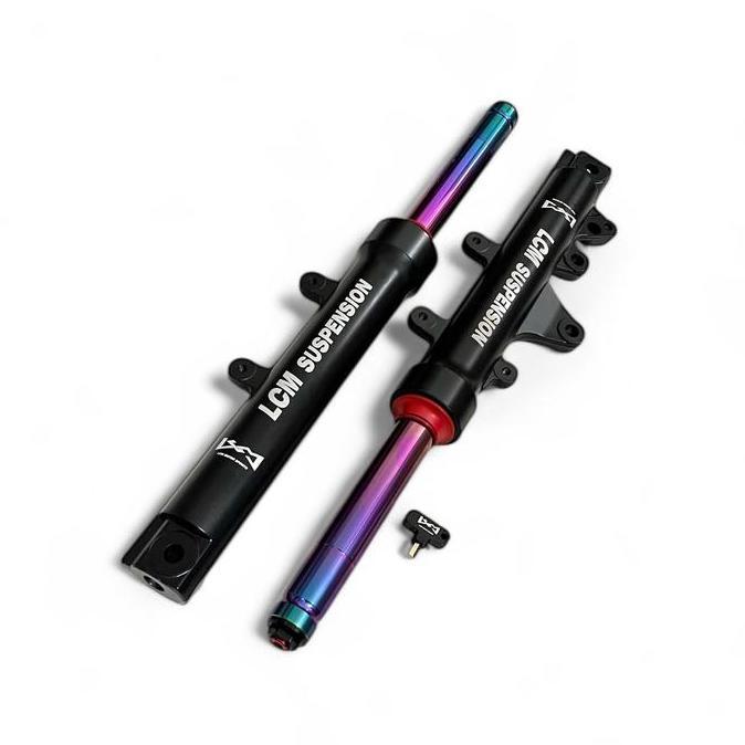 NEW shock lcm original aerox preload pnp as rainbow shock depan lcm aerox original