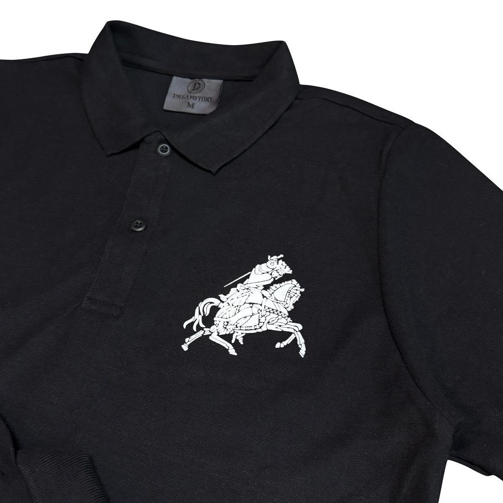 Big Promo Dream Story - Polo Shirt Horse War Cotton Pique