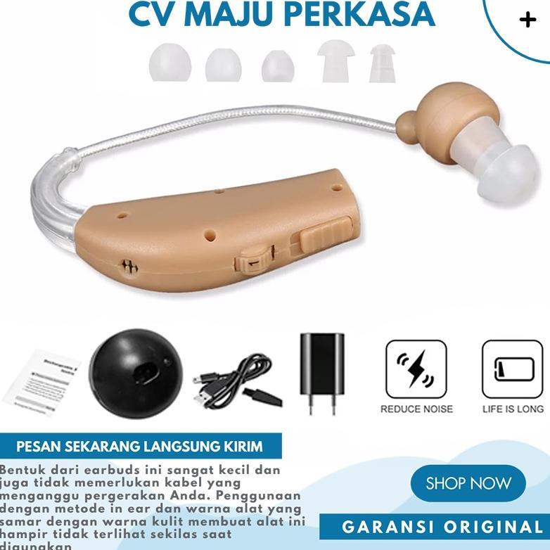 Alat Bantu Dengar Pendengaran Telinga Tuli Orang Tua Hearing Aid Wireless Tanpa Kabel Original