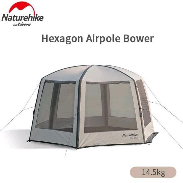 Terlaris Tenda Hexagonal Inflatable Naturehike Nh20Tm002 // Tenda Camping Glamping Naturehike