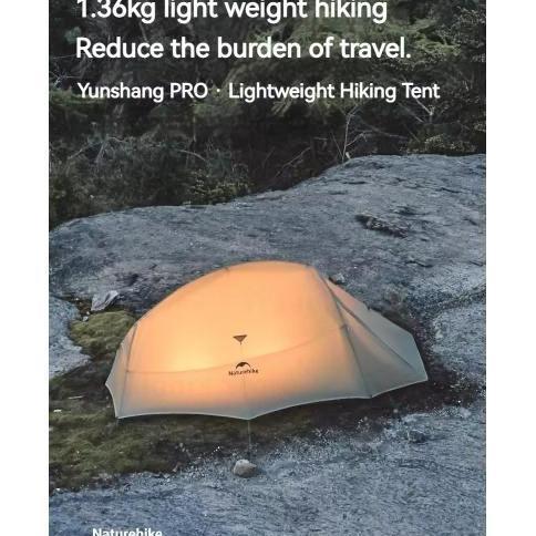 Terlaris Tenda Hiking Naturehike Cloud Up Pro Series 1 2 3 Orang Ultralight Camping Cnk2350Ws020