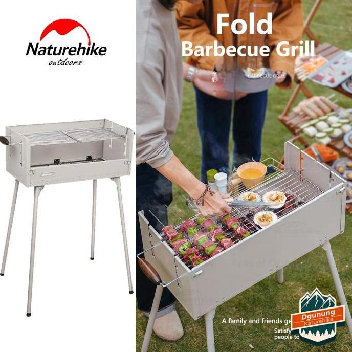 Terlaris Bbq Grill Lipat Portable Piknik Camping Outdoor Naturehike Cnh22Cj038