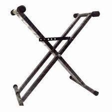 Stand Double Keyboard / Kaki Double Keyboard / Stand Piano