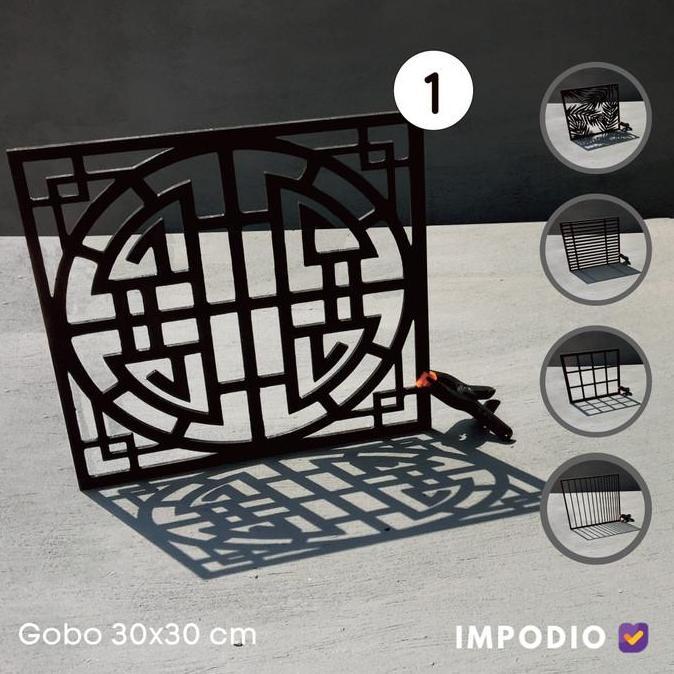 GOBO lighting photo maker props cookie jendela pengatur bayangan