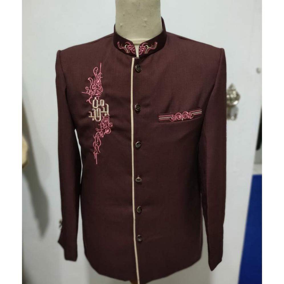 BRENIADYA BESKAP JAS KOKO MOTIF MANJADA WAJADA PRIA MUSLIM PREMIUM MODERN BORDIR LENGAN PANJANG S-XX