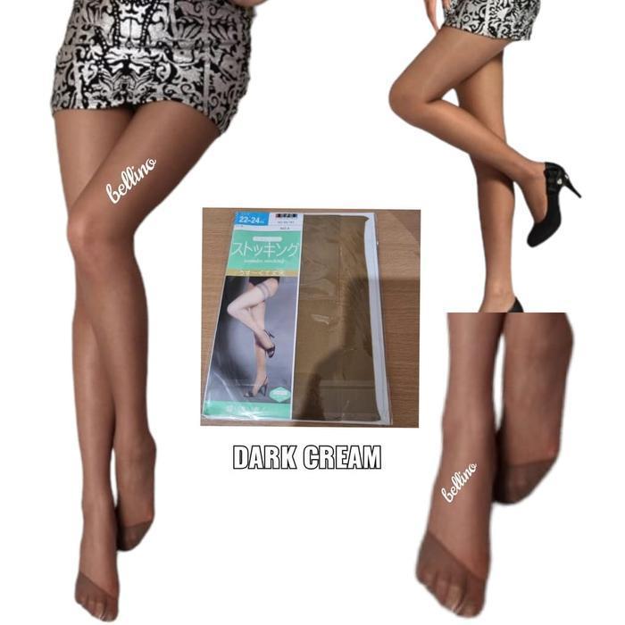 Bisa Cod - Ivshop - Stoking Wanita Panjang Sepaha / Stoking Wanita Warna Kulit Panjang Sepaha / Kaos