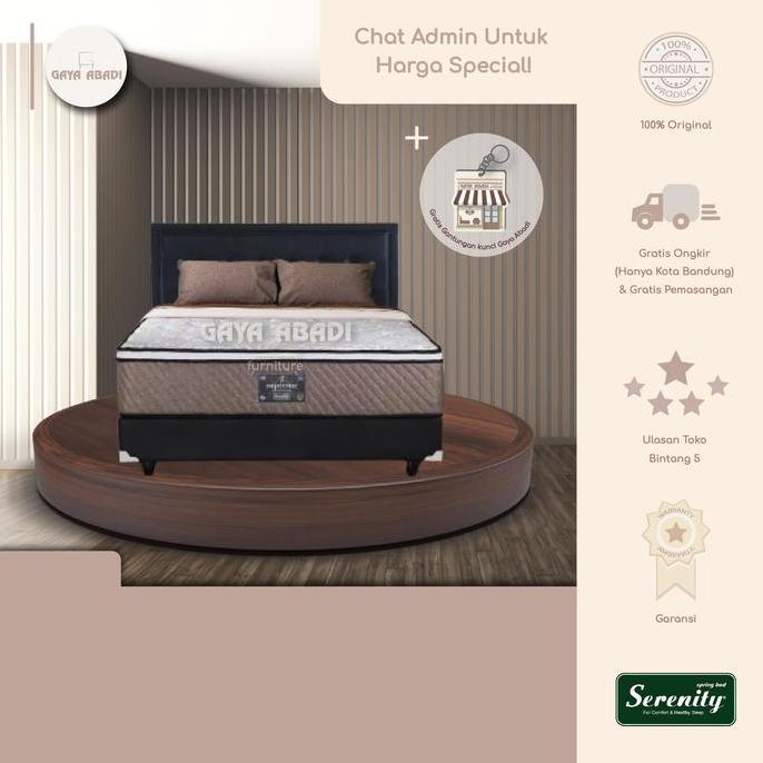 Springbed Serenity Supreme / Kasur Serenity Supreme - Serenity by Elite Springbed