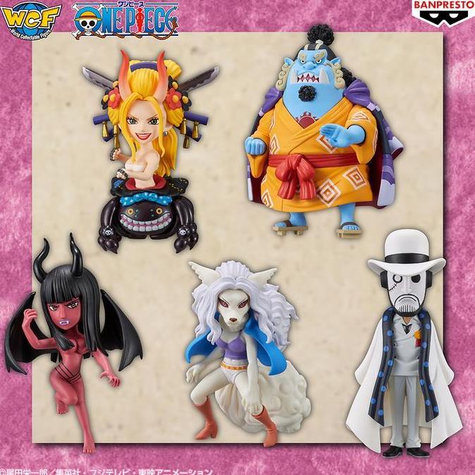 WCF One Piece Wano Kuni Onigashima 6 Japver Original (Black Maria Jinbe Robin Wanda Sulong CP 0 Aigi
