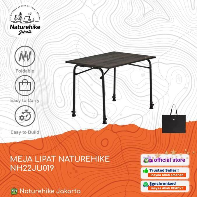 Terlaris Meja Lipat Glamping Ultralight Fiberglass Aluminium Fg03 Naturehike Nh22Ju019