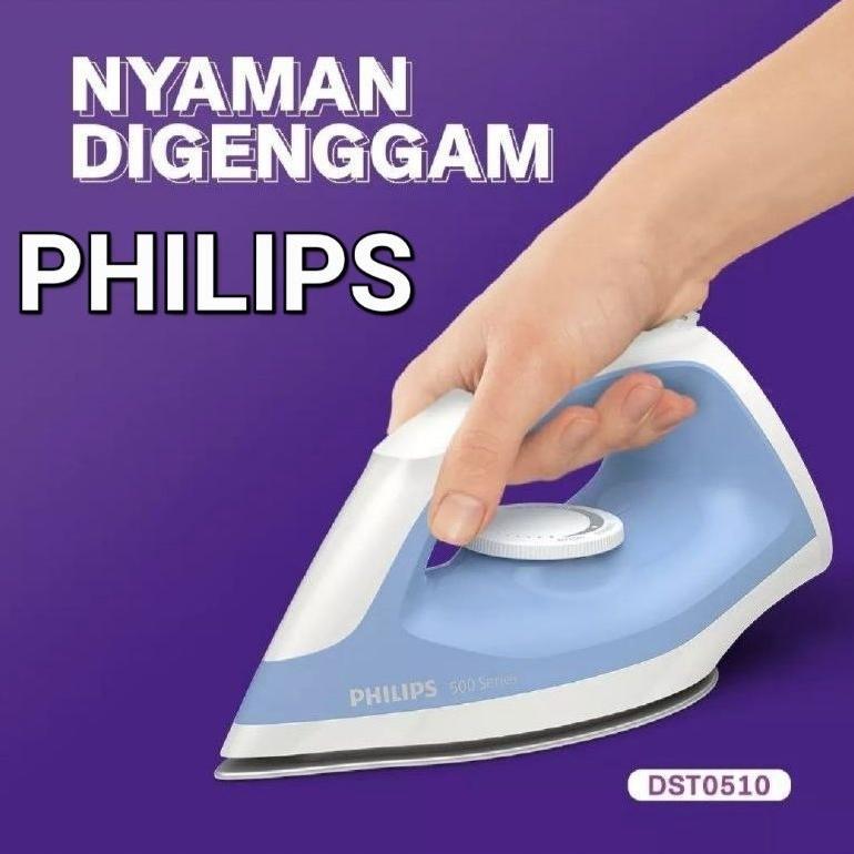 Setrika philips teflon anti lengket/gosokan philips anti lengket