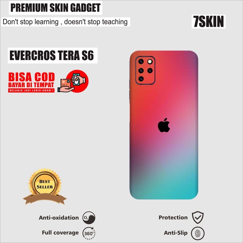 Promo 2Pcs Cod Skin Evercros Tera S6 2pcs Gradasi Garskin Case Stiker Protector Free Custom COD