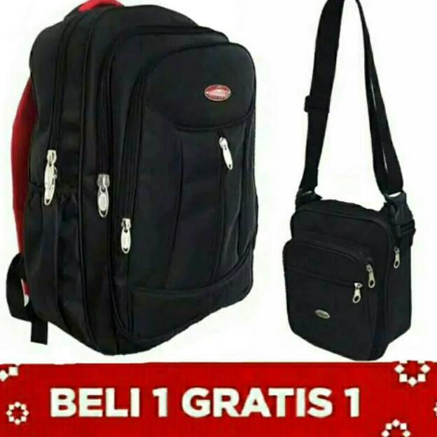 Tas Gendong Pria Polo Tas Ransel Laptop Tas Sekolah Ransel Backpack Cowok Cewek SMP SMA SMU Kuliah M