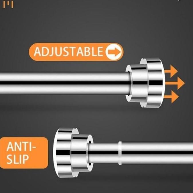 Tiang Hordeng Fleksibel Jemuran Baju Tiang Teleskopik Gantungan Baju Terlaris