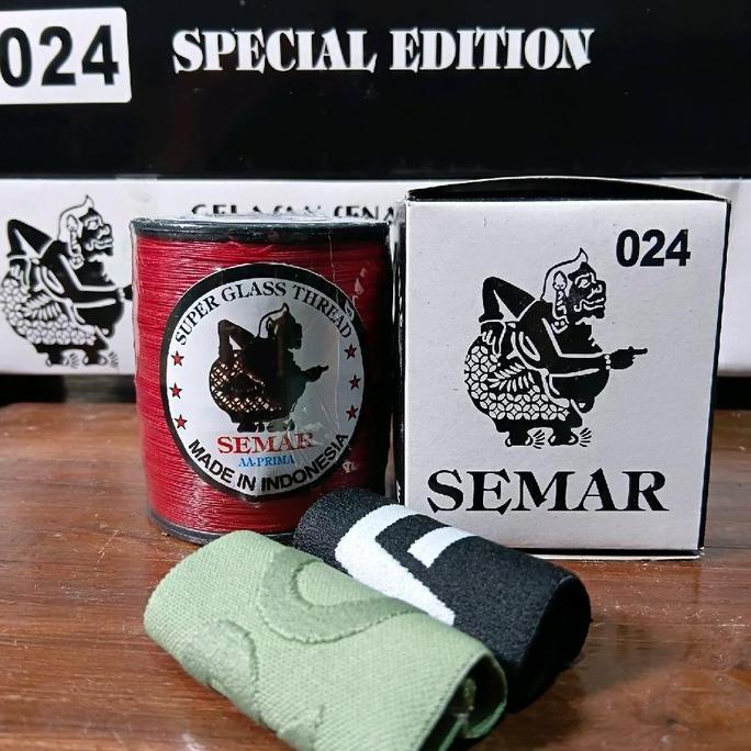 Gelasan layangan kite fighter super glass thread full treatment SEMAR by aa prima kemasan dus +bonus