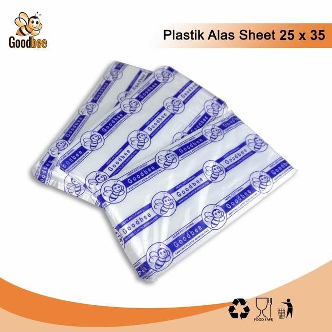 Iyakirim- Goodbee Hd Sheet 25 X 35 Cm - Plastik Alas Makanan Sheet 25X35Cm - Isi 4 Pack