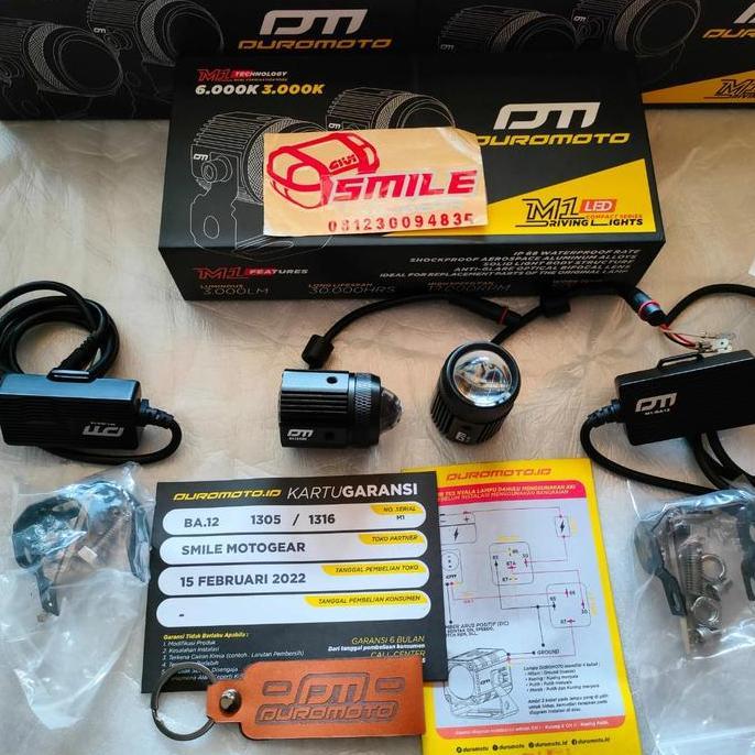 LAMPU DUROMOTO M1 LAMPU TEMBAK LED FOGLAMP MOTOR MOBIL 30W