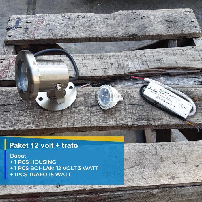 Lampu kolam lampu taman stainless 316 waterproof spotlight outdoor