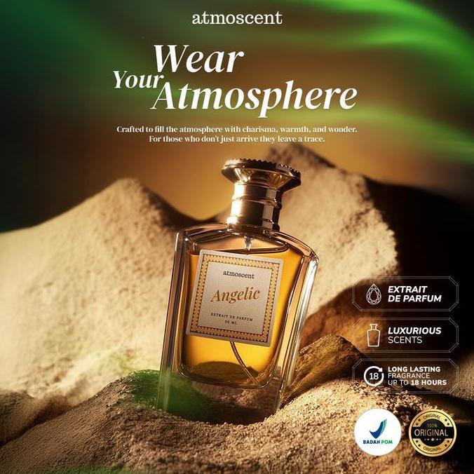 Atmoscent - Angelic Extrait de Perfume Atmoscent 50ML | Parfum Minyak Wangi Tahan Lama Pria Wanita U