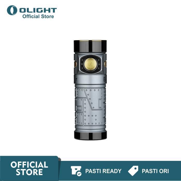 Senter Mini Olight Baton 4 Premium Edition Fighter Pilot Rechargeable Flashlight LED