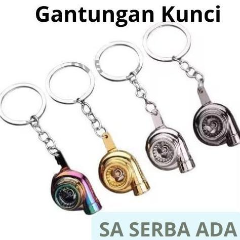 Gantungan Kunci Turbo Keychain Bahan Full Besi / Key Chain Turbo