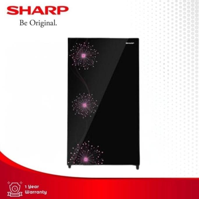 Kulkas 1 Pintu 128 Liter SJ-X167MG-DP / SJX 167 MGDP Shine Dandelion Series