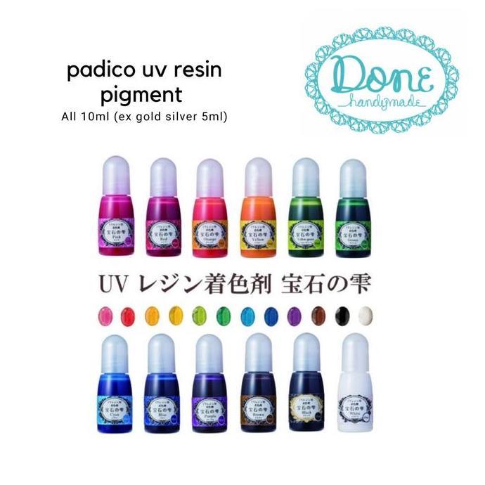 Newarc- Done Handymade Pigmen Uv Resin Padico Japan Pewarna Resin 10Ml Pewarna Resin Transparan