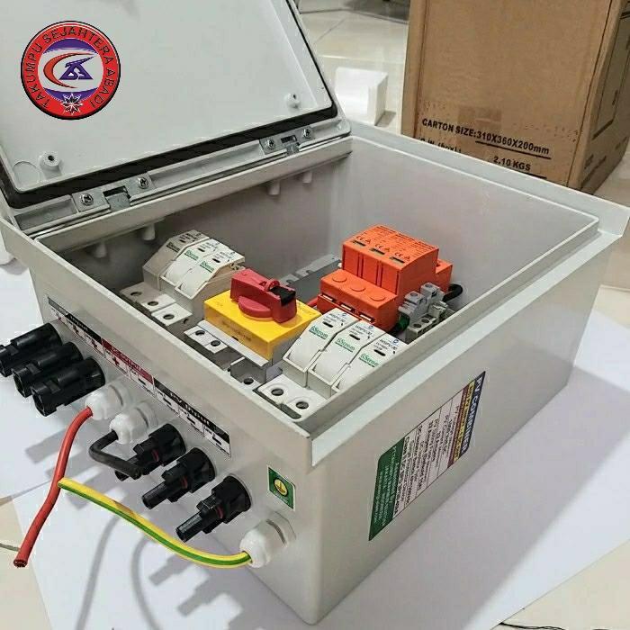 PV Combiner Box 3(6) in 1 Out - Kotak instalasi kabel Sistem PLTS