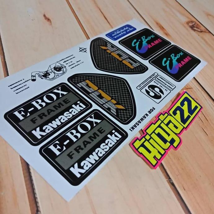 Sticker Stiping Pdk Sticker Stiping Pdk Detail Kawasaki Ebox Frame Thailand