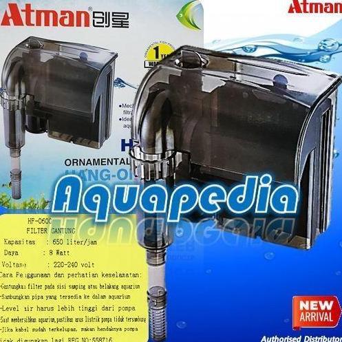 Atman HF-0600 Filter Gantung Aquarium Hang-on Filter