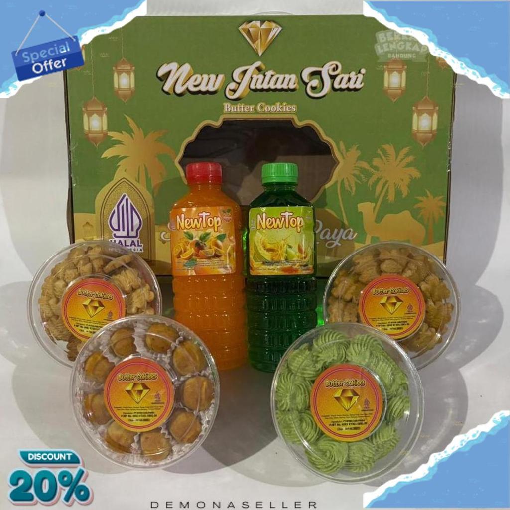 Exclusive Paket D Kue Kering Lebaran (Isi 4 Kue + 2 Sirup) Khusus Area Bandung