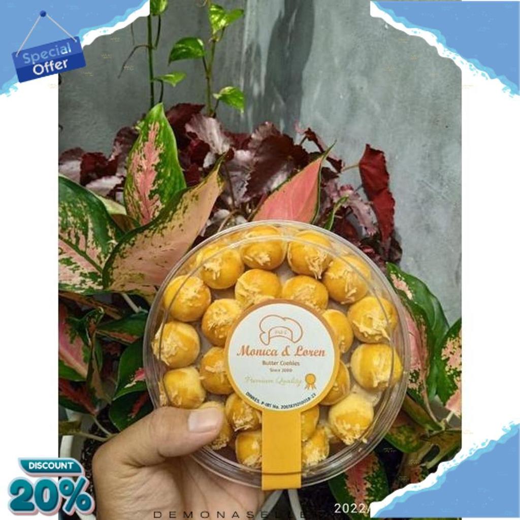Diskon Kue Kering Monica & Loren Kuker Monica & Loren - Monica & Loren Murah Enak Berkualitas Toples