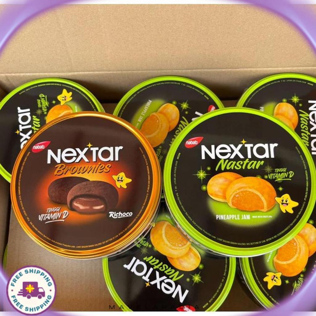 Bisa Cod Agen Distributor Makanan Ringan Snack Hampers Lebaran Biskuit Toples Nextar Nabati Nastar B