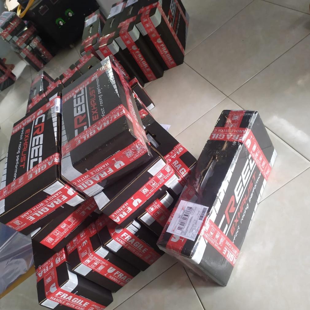 CUCI GUDANG CREED EXHAUST ORIGINAL Knalpot Racing + pipa slip on Tersedia untuk motor CBR 150R Facel