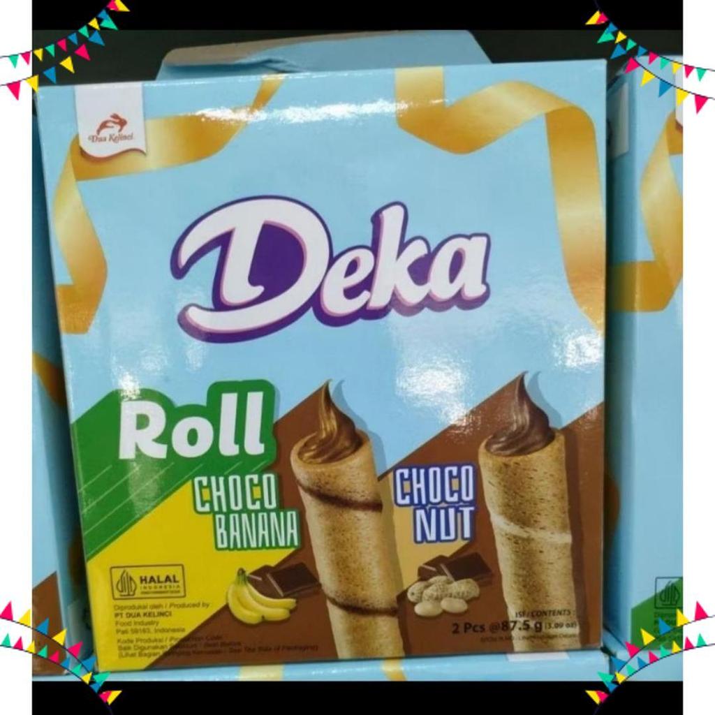 Terlaris Deka Dua Kelinci Wafer Roll 1 Paket Isi 2 Kaleng Kue Parcel Gift Lebaran Hampers 2In1