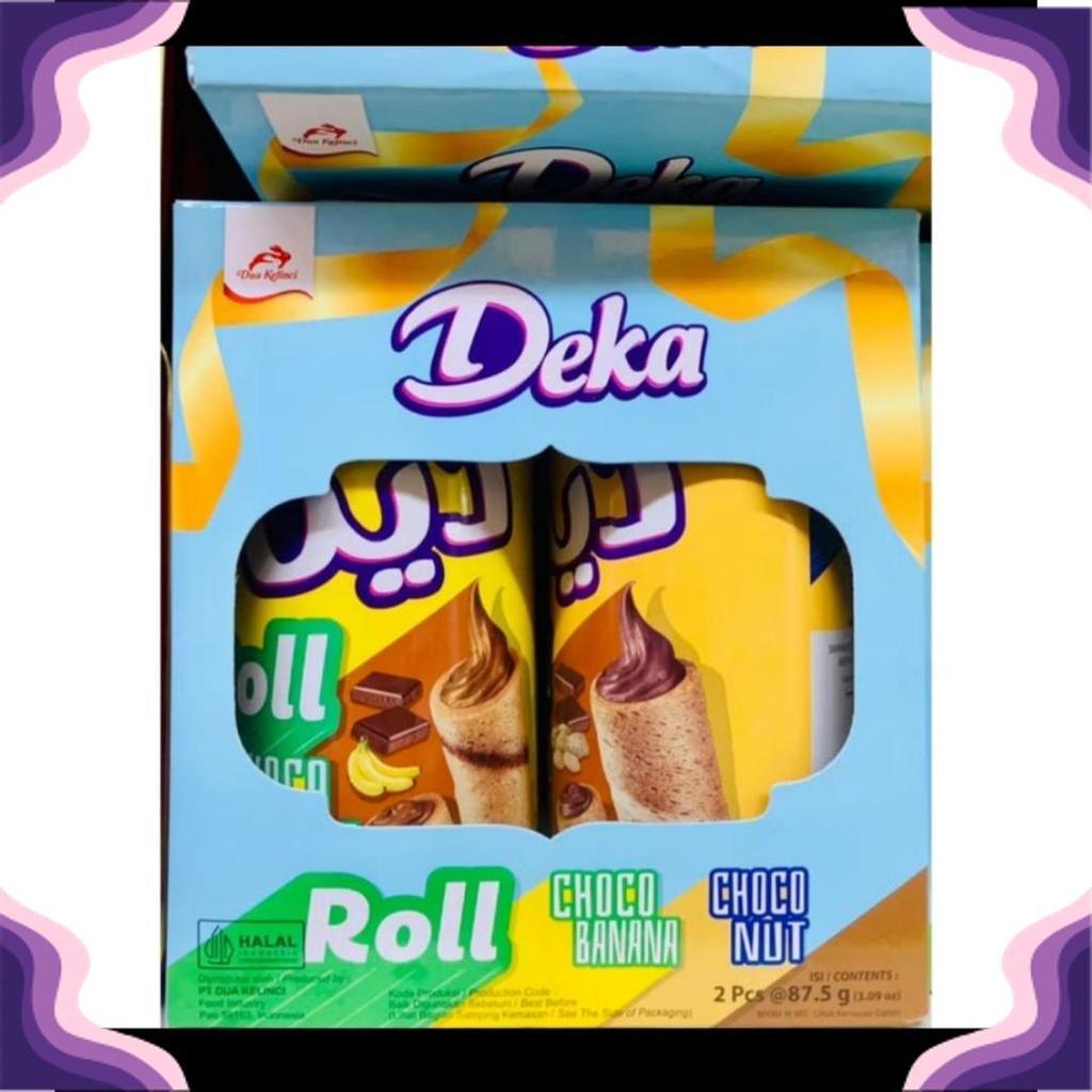 Cuci Gudang Deka Dua Kelinci Wafer Roll 1 Paket Isi 2 Kaleng Kue Parcel Gift Lebaran Hampers 2In1