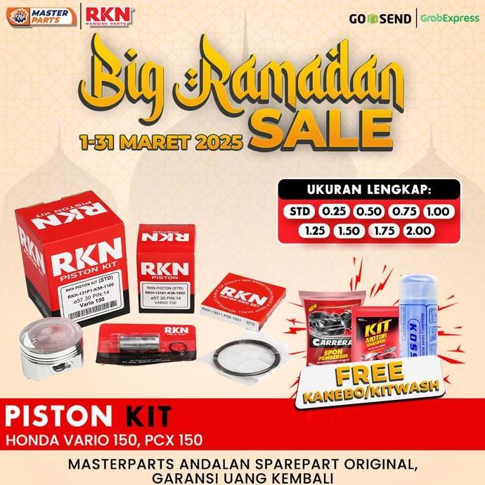 Piston Kit Rkn Piston Kit Rkn Vario Paket 150 Honda Pcx