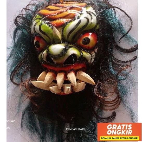 Mainan Anak Topeng Buto Gedruk  Barongan Stok