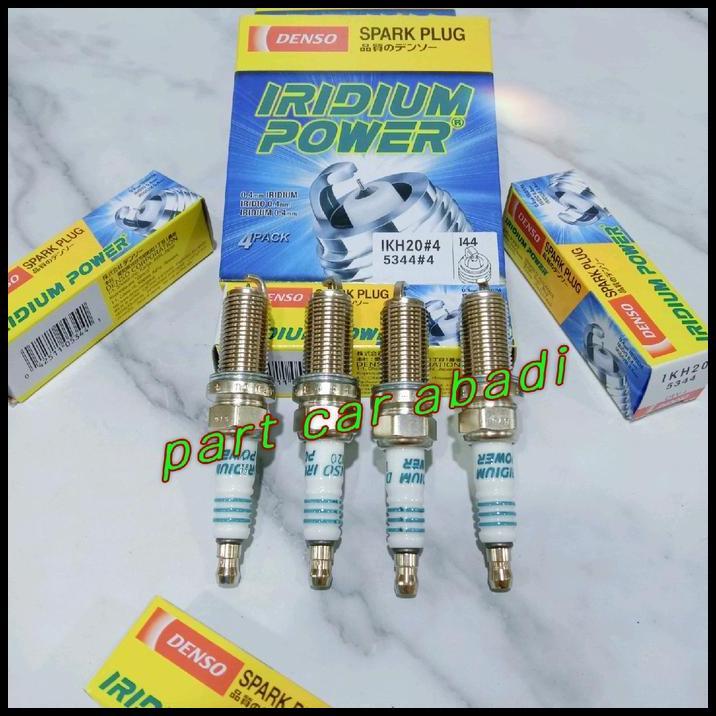 TERLARIS BUSI IRIDIUM POWER/SPARK PLUG ASLI DENSO MOBIL FORTUNER INNOVA HILUX BENSIN 1PCS 