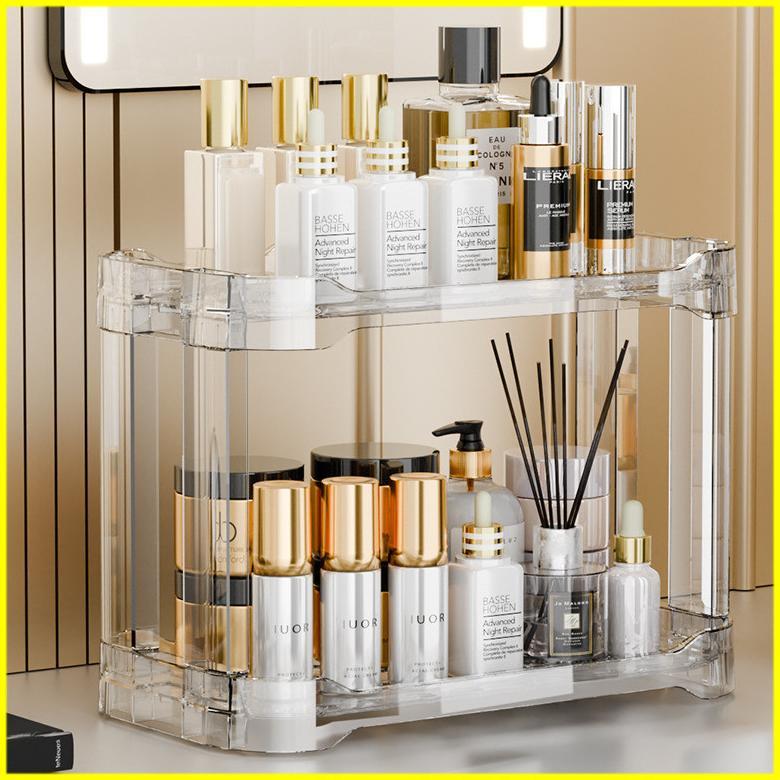 SOLVACONCEPT RAK ACRYLIC KOSMETIK RAK MAKEUP RAK ORGANIZER KOSMETIK / RAK KOSMETIK ACRYLIC 3 TINGKAT