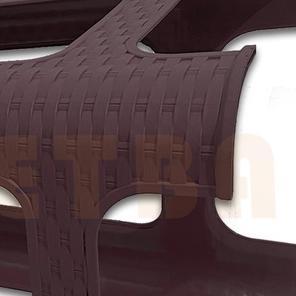 Kursi Rotan - Kursi Plastik Tinggi / Bangku Tinggi Kokoh / Kursi Motif Rotan Murah