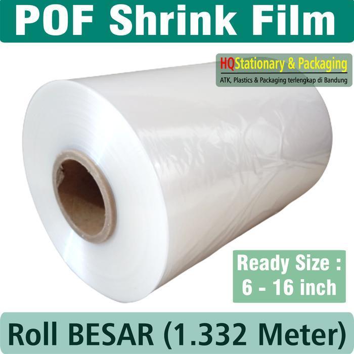 Plastik Shrink / POF Shrink Film Roll Besar Termurah - 13 inch