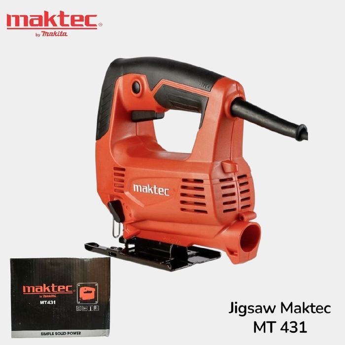 Jigsaw Maktec MT 431 Mesin Gergaji Jigsaw Alat potong Kayu Maktec MT431 Gergaji listrik