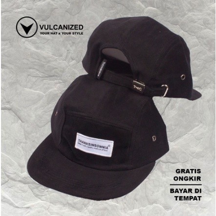 Topi 5 Panel Distro Patagonia Thanksinsomnia Snapback Hiphop Bahan Ori Rafel