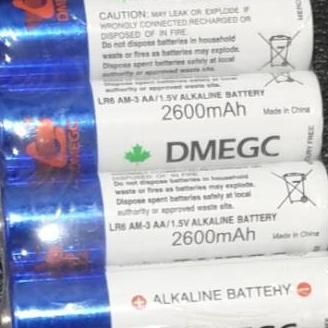 [1 Pack] Batree Baterai Aa Alkaline Battery Dmegc Tensi Digital Omron 2600Mah Baterry Baterai 1 5V